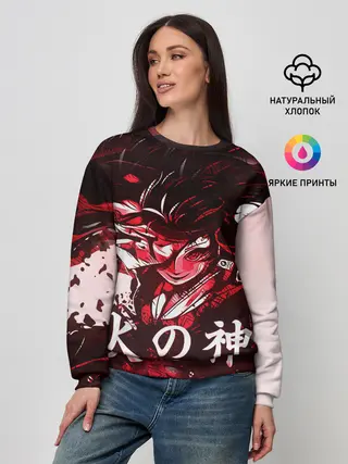 Женский свитшот / КЛИНОК РАССЕКАЮЩИЙ ДЕМОНОВ