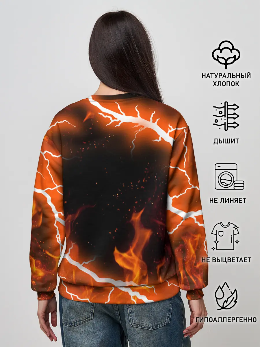 Женский свитшот / КЛИНОК РАССЕКАЮЩИЙ ДЕМОНОВ