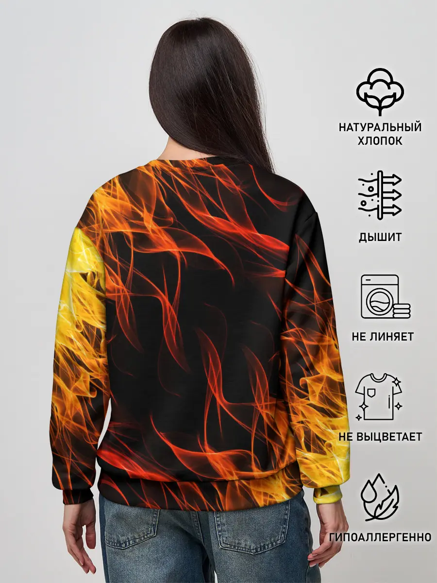 Женский свитшот / КЛИНОК РАССЕКАЮЩИЙ ДЕМОНОВ