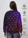 Женский свитшот / Неоновая Текстура