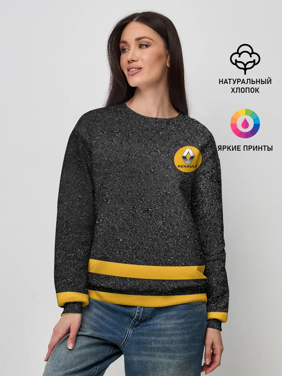 Женский свитшот / Renault | Passion for life