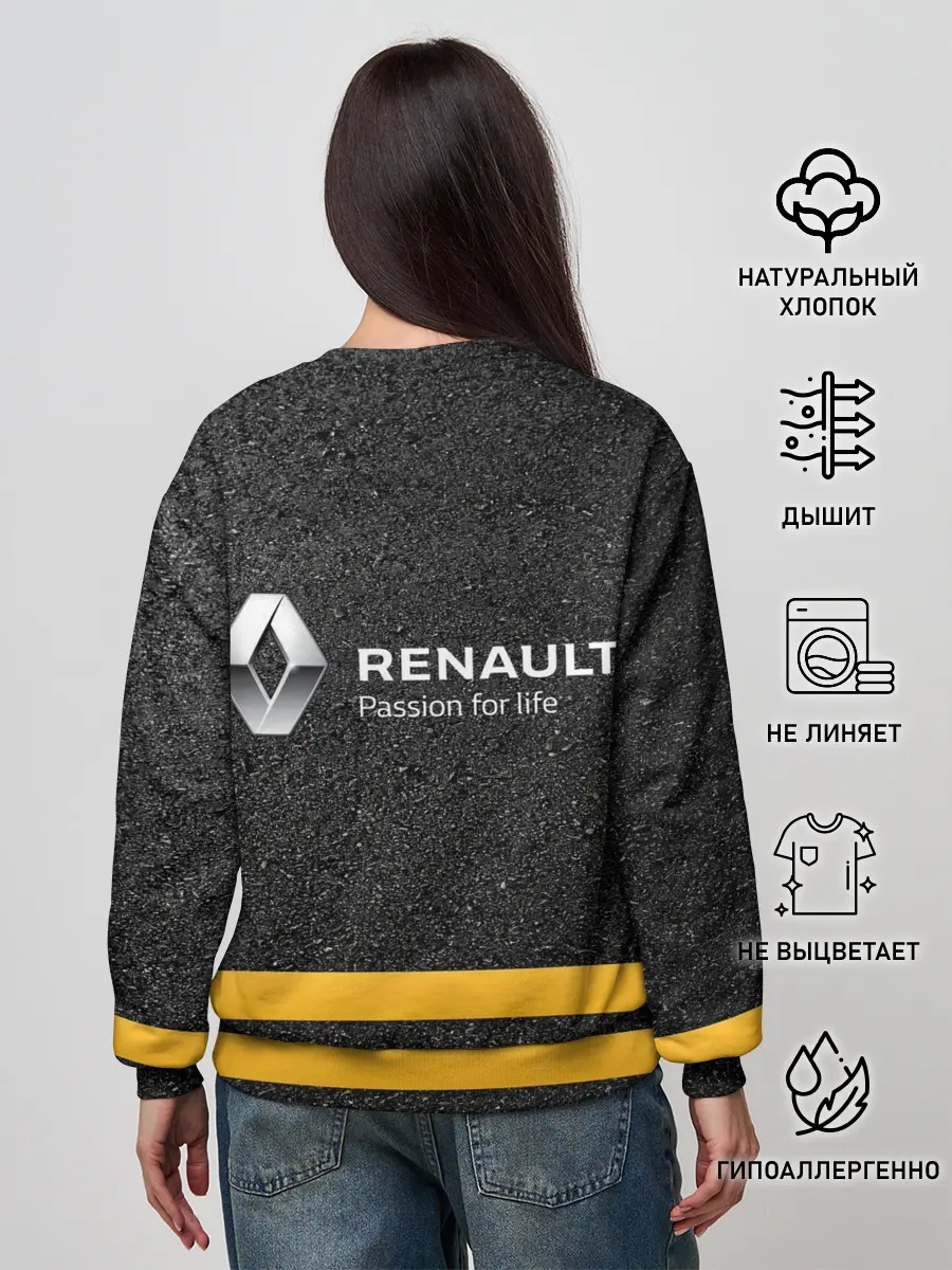 Женский свитшот / Renault | Passion for life
