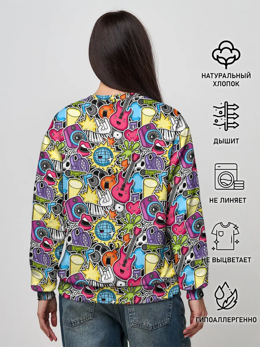 Женский свитшот / Музыкант