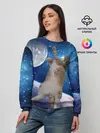 Женский свитшот / Кисулькин в космосе