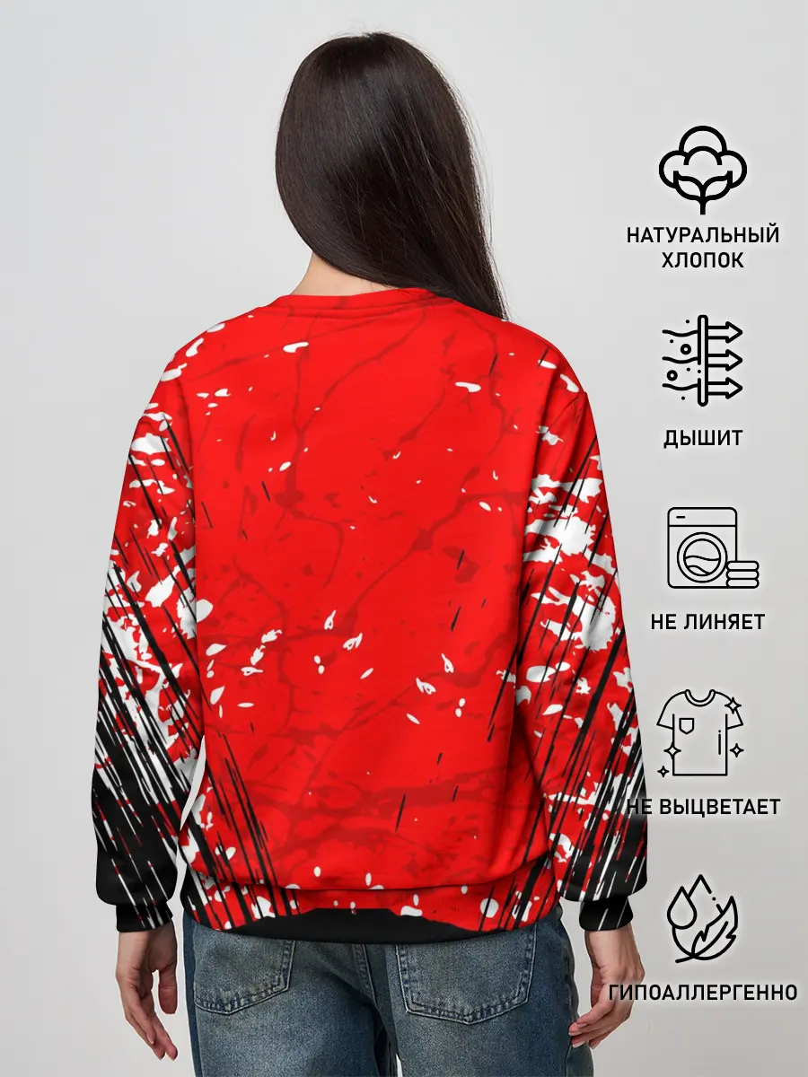 Женский свитшот / Берсерк силуэт