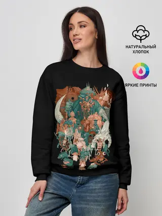 Женский свитшот / Bosses of Dark souls