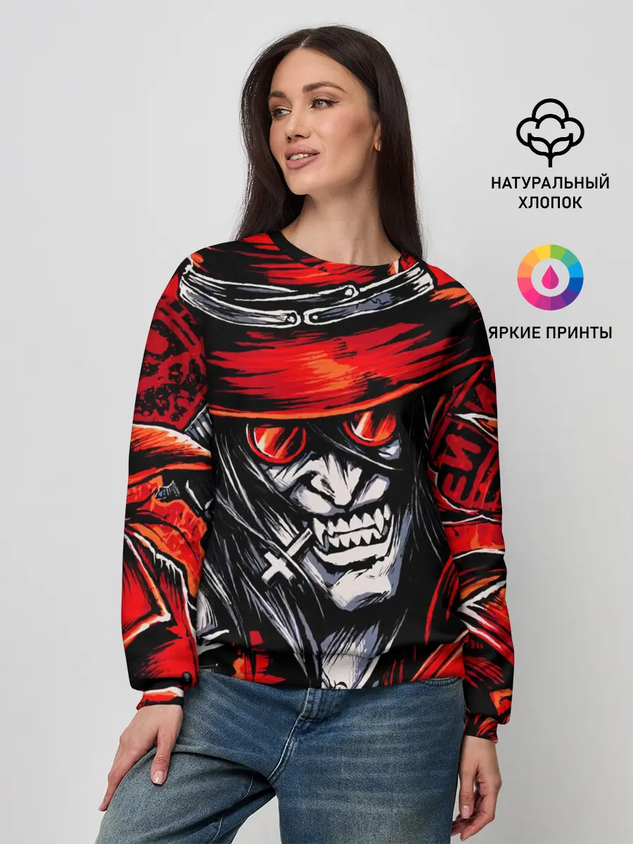 Женский свитшот / ALUCARD IN RED