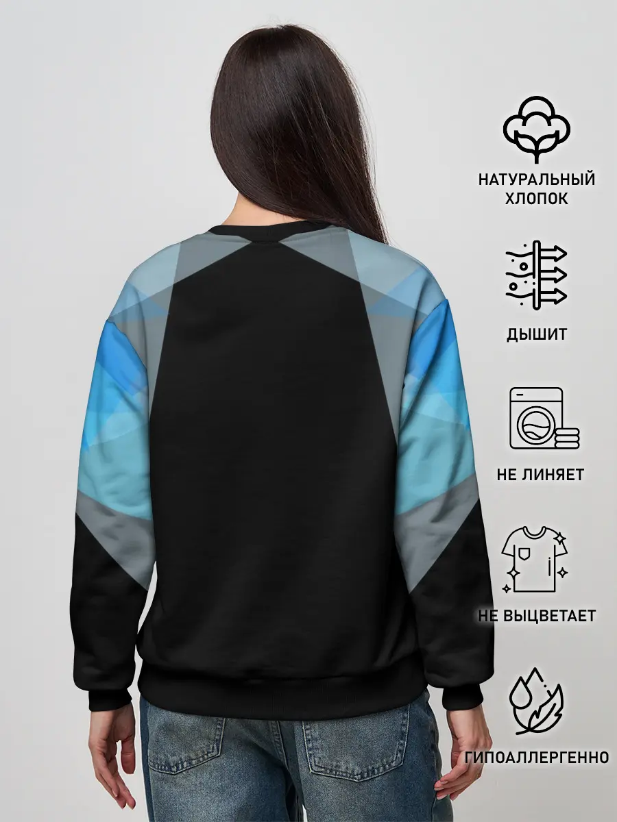 Женский свитшот / Геометрия