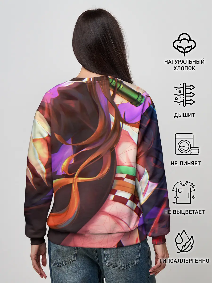 Женский свитшот / Незуко рог