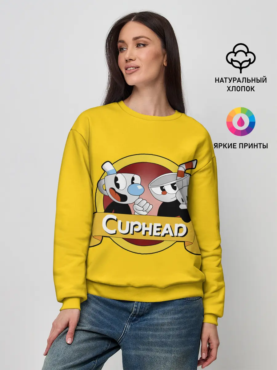 Женский свитшот / CUPHEAD / КАПХЕД.
