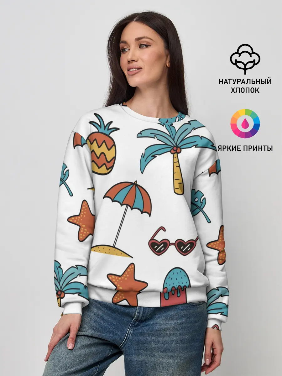 Женский свитшот / Summer with love