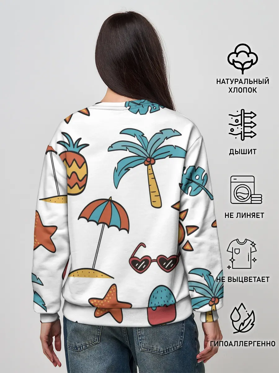 Женский свитшот / Summer with love