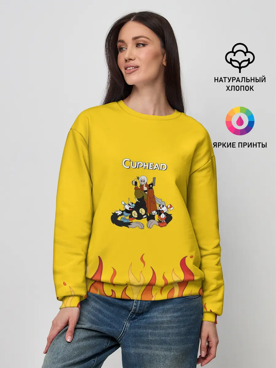 Женский свитшот / CUPHEAD | ДАНТЕ