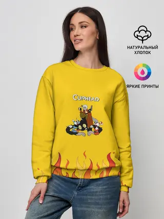 Женский свитшот / CUPHEAD | ДАНТЕ