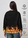 Женский свитшот / ОГОНЬ И НИЧЕГО ЛИШНЕГО