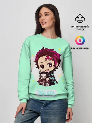 Женский свитшот / Танджиро Клинок, рассекающий демонов