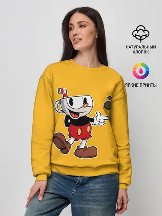 Женский свитшот / CUPHEAD | КАПХЕД