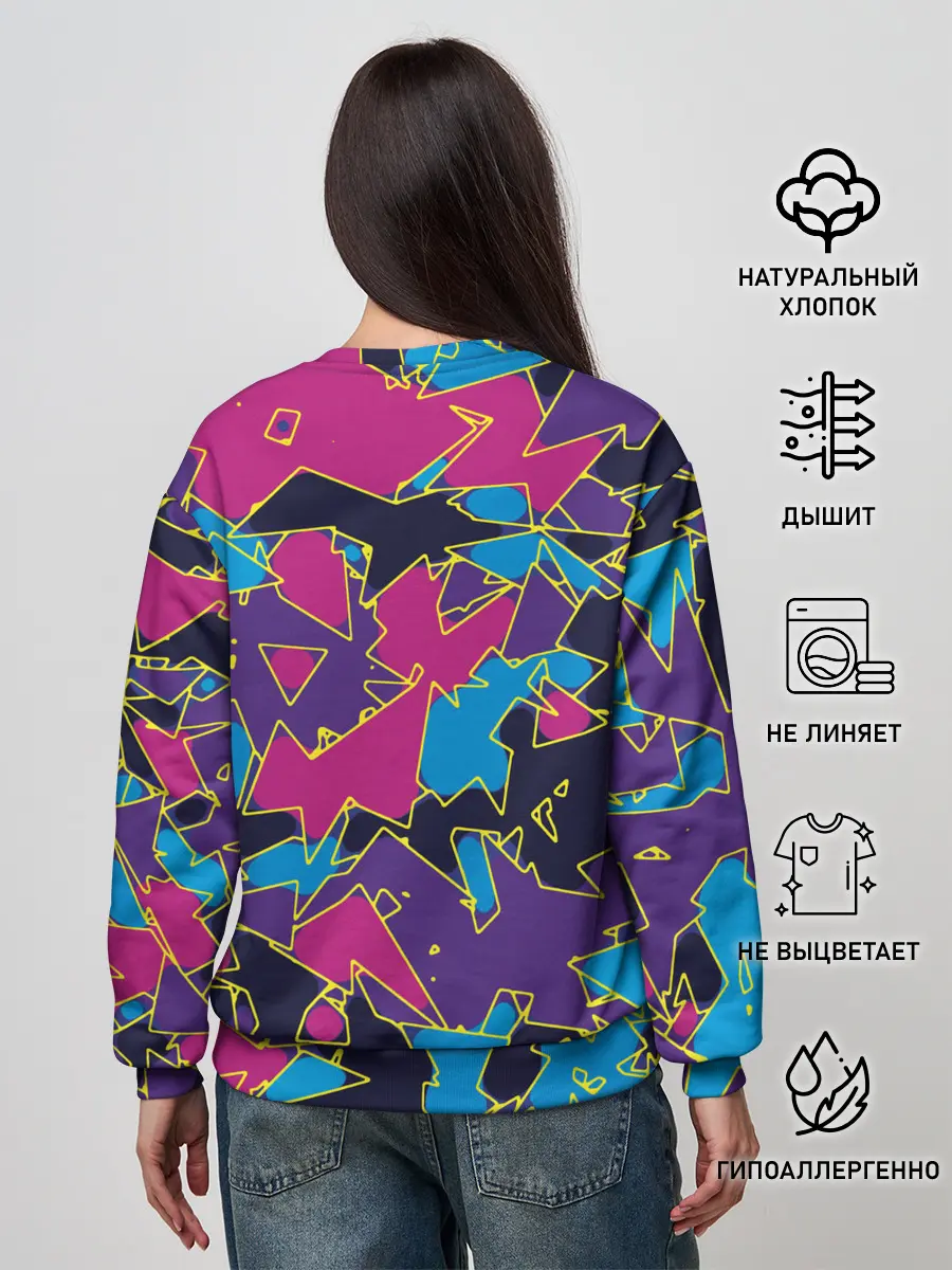 Женский свитшот / Геометрическая абстракция