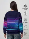Женский свитшот / Лазерные лучи