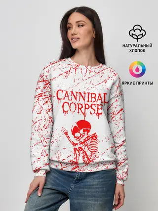 Женский свитшот / cannibal corpse