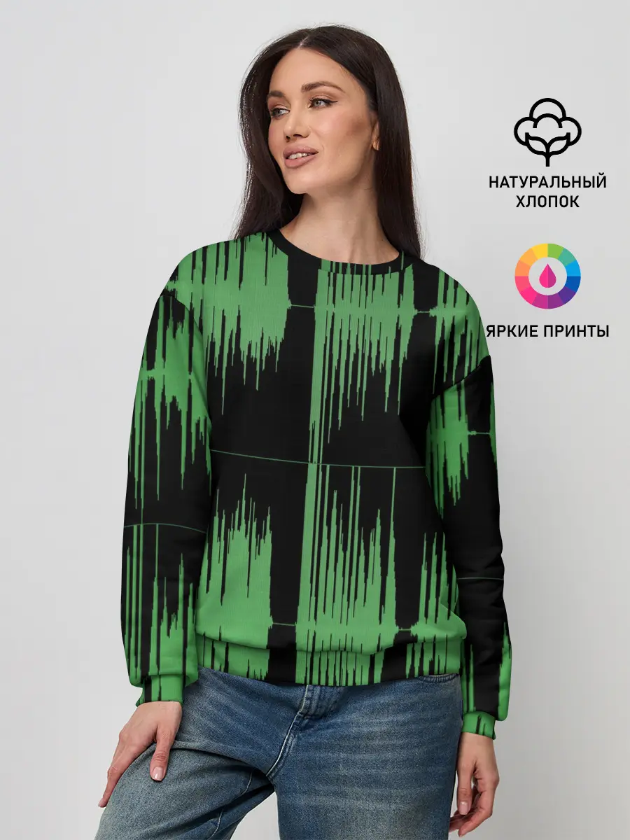 Женский свитшот / AUDIOWAVE