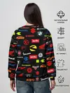 Женский свитшот / Motorcycle pattern | Мото паттерн