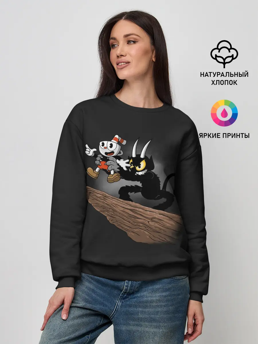 Женский свитшот / CUPHEAD