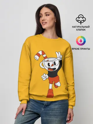 Женский свитшот / CUPHEAD