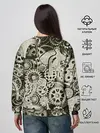 Женский свитшот / Стимпанк Сова