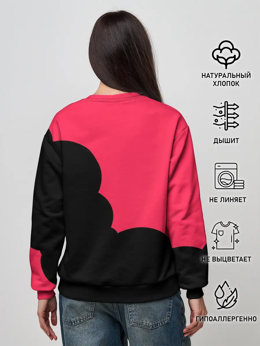 Женский свитшот / Rena Black Pink