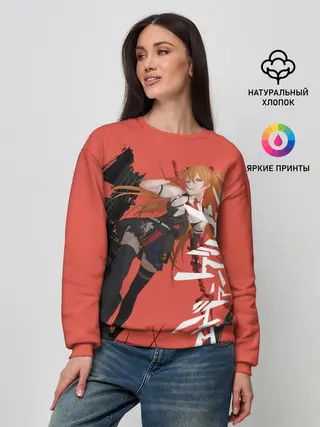 Женский свитшот / Evangelion Asuka Langley