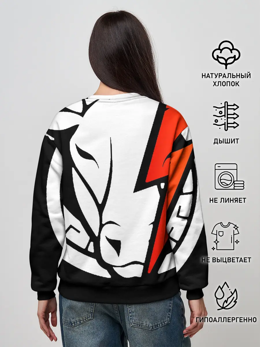 Женский свитшот / gg lightning orange