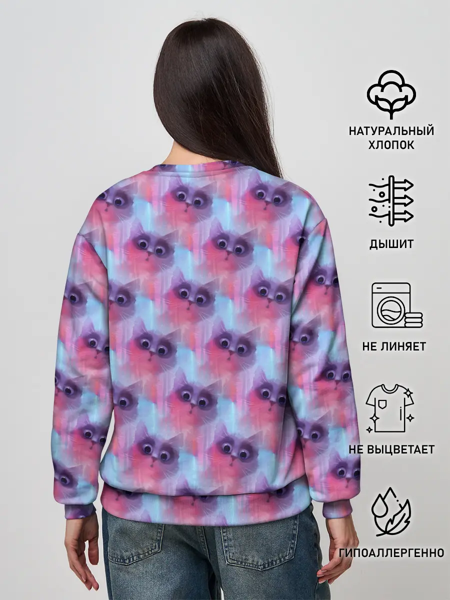 Женский свитшот / Котята