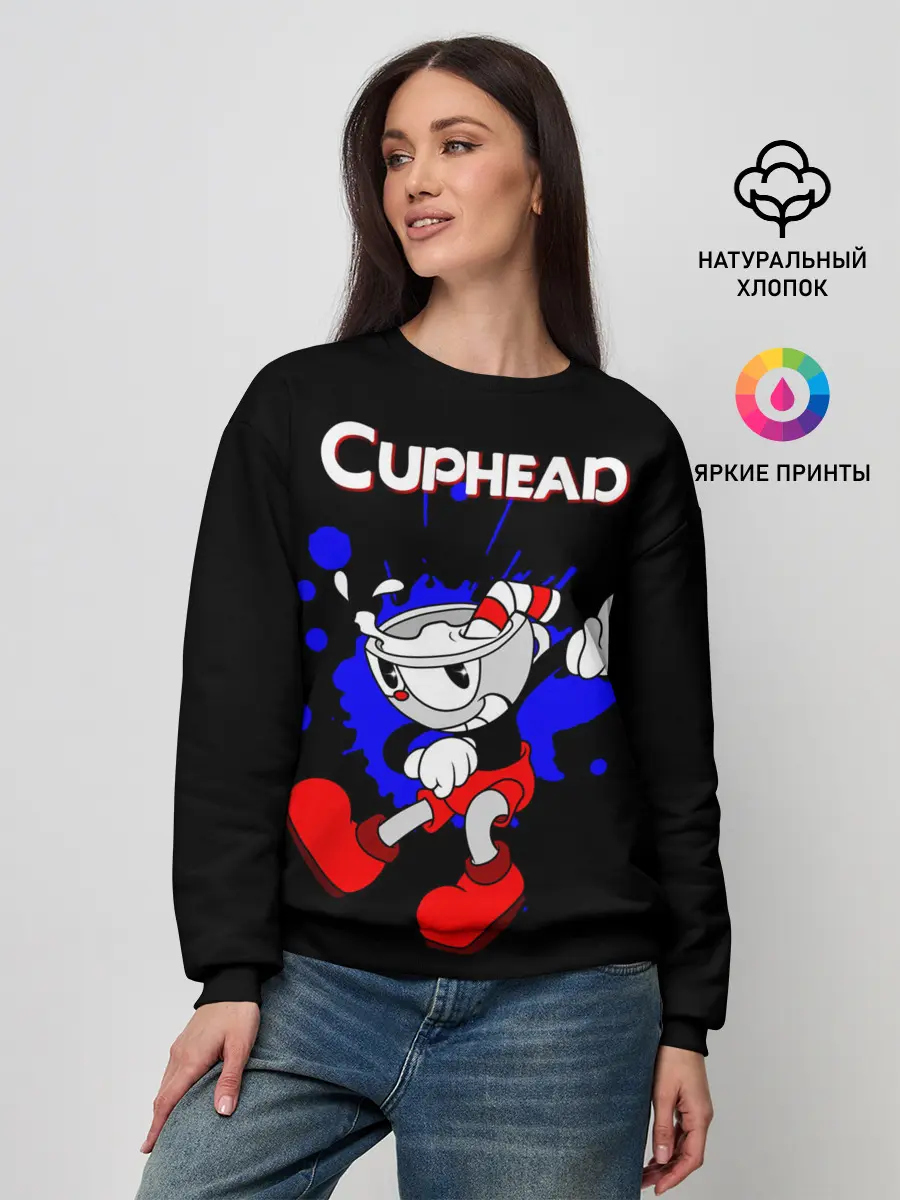 Женский свитшот / Cuphead