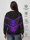 Женский свитшот / Ултрофиолеовый угол 3D