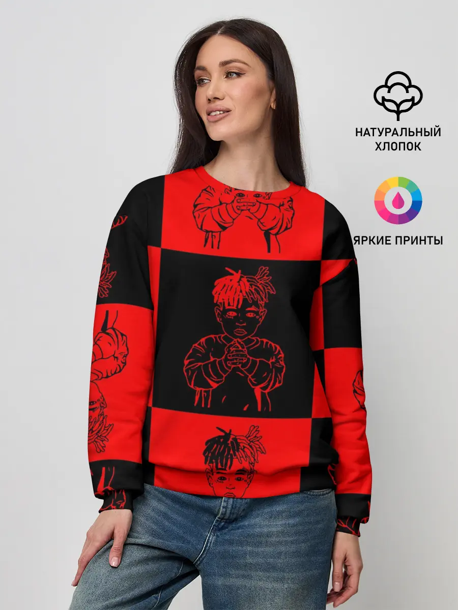 Женский свитшот / XXXTENTACION LOVE