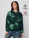 Женский свитшот / Текстура Листья