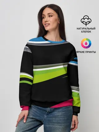 Женский свитшот / Волны