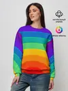 Женский свитшот / Круговая радуга