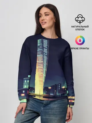Женский свитшот / Ночной Город