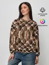 Женский свитшот / Snake Skin