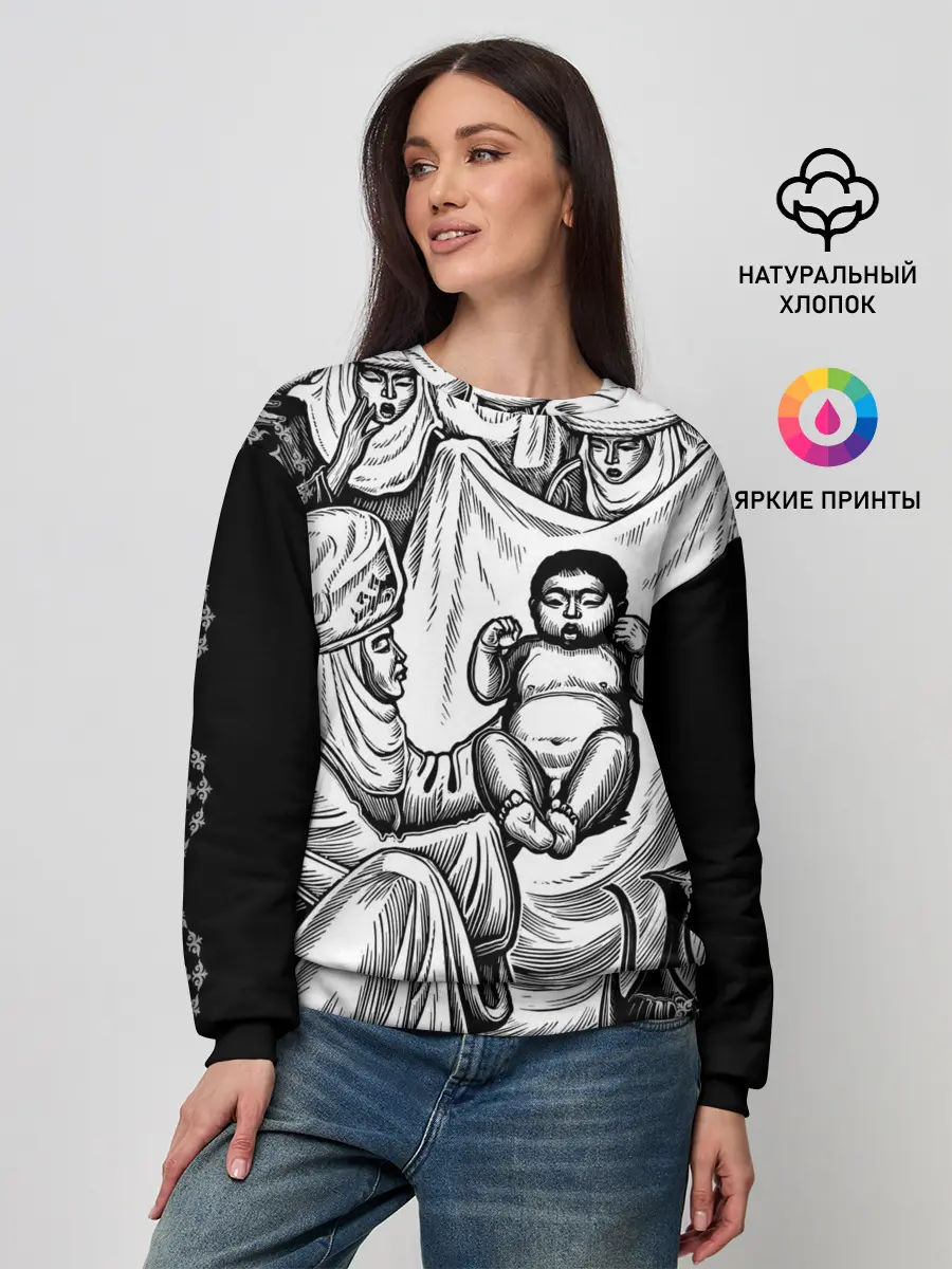 Женский свитшот / Манас Баатыр