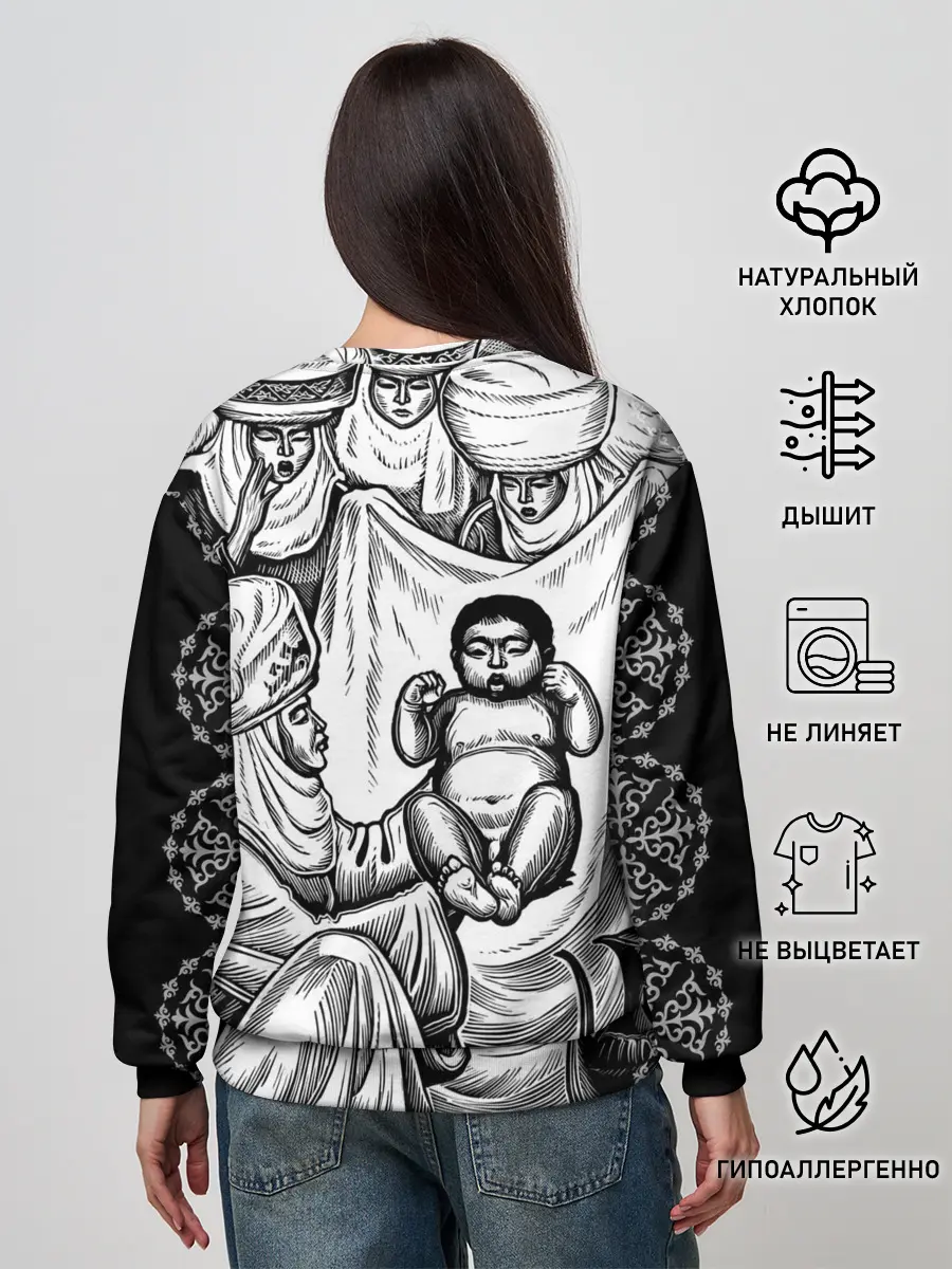 Женский свитшот / Манас Баатыр