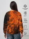 Женский свитшот / Огонь