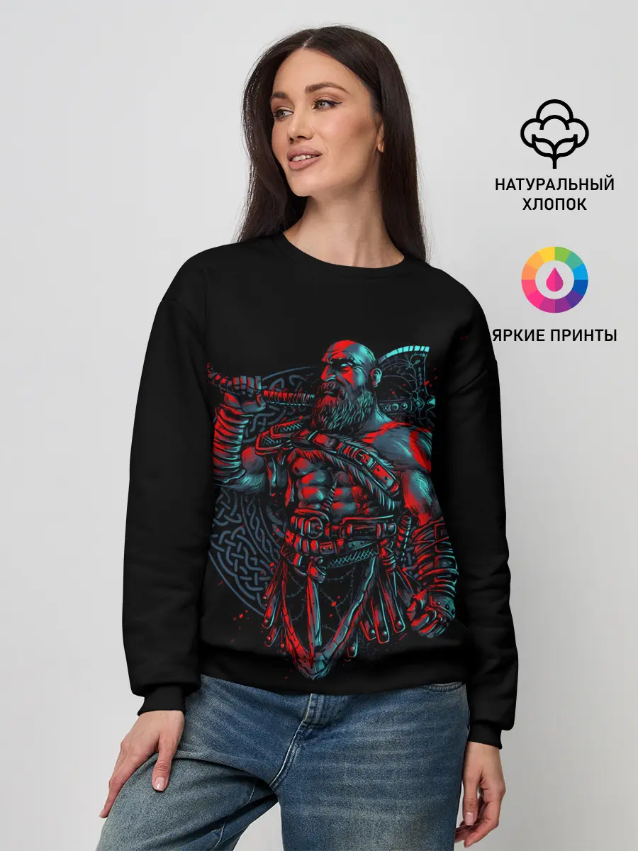Женский свитшот / Brutal Kratos