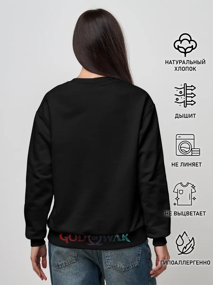 Женский свитшот / Brutal Kratos