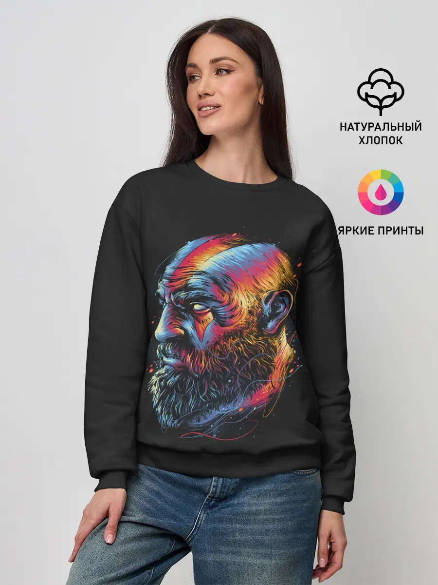 Женский свитшот / Rainbow of war