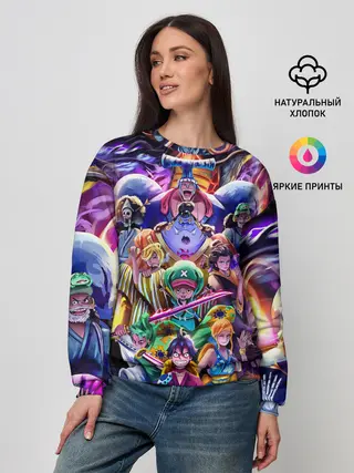 Женский свитшот / ONE PIECE | ВАН ПИС ПЕРСОНАЖИ