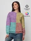 Женский свитшот / Burlap Patchwork