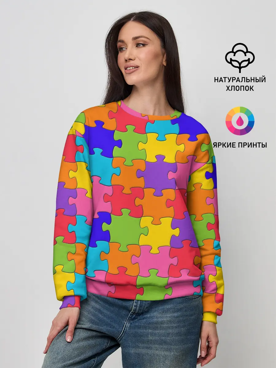 Женский свитшот / Пазлы